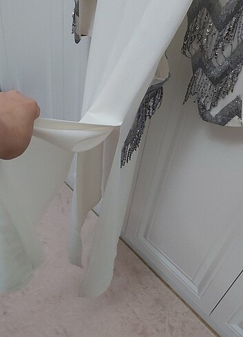 Ekru büyük beden tunik - Görsel 7