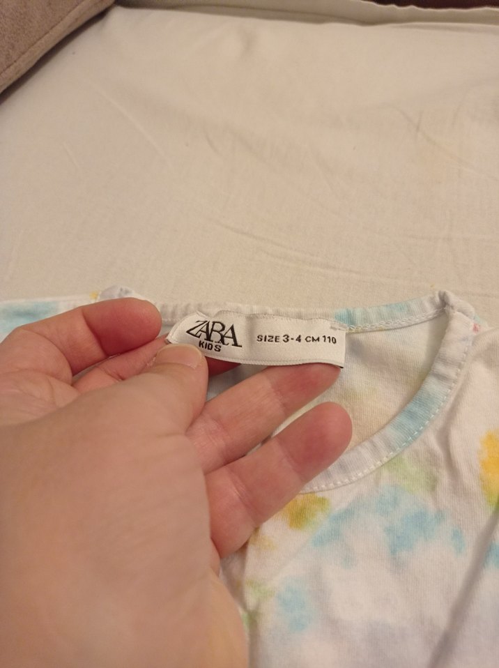 Kızlar için çok renkli bağlama desenli kolsuz elbise - Görsel 3