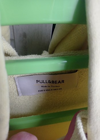 Kadın Sarı Kapüşonlu Sweatshirt - Görsel 6