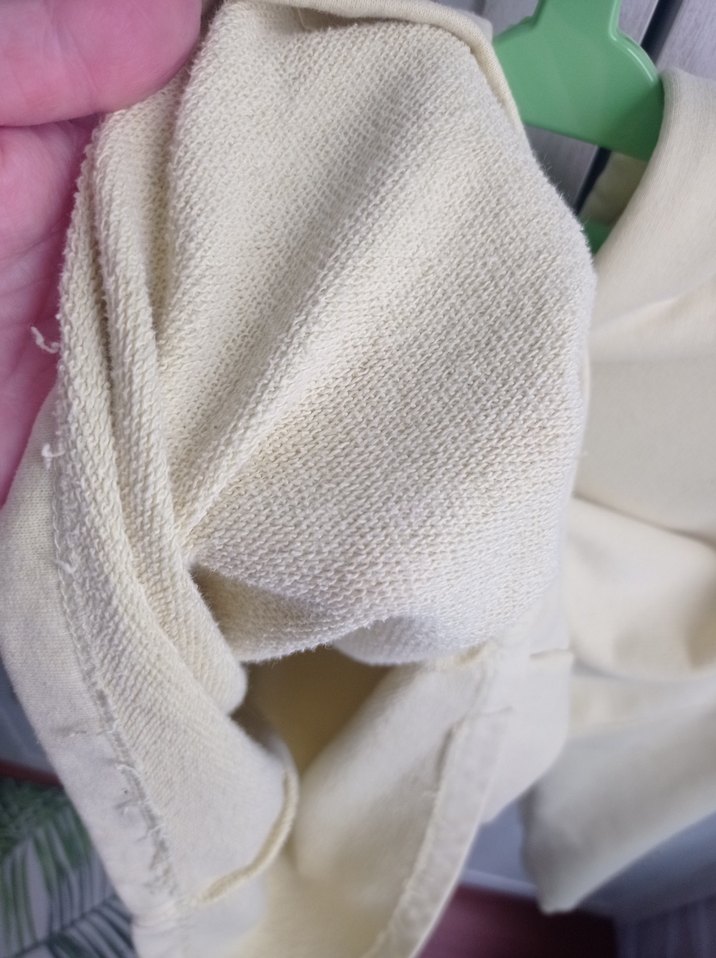 Kadın Sarı Kapüşonlu Sweatshirt - Görsel 5