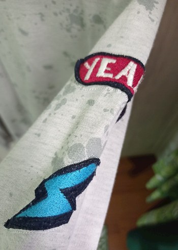 Erkek ÇocukGri Tie-Dye Pamuk Sweatshirt - Görsel 4