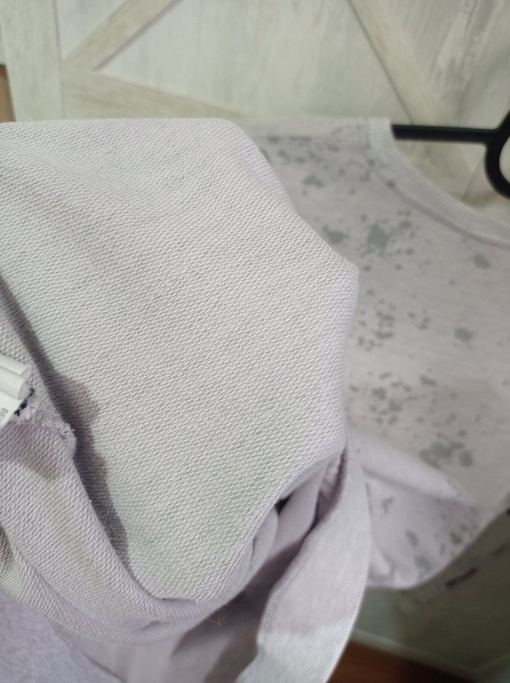 Erkek ÇocukGri Tie-Dye Pamuk Sweatshirt - Görsel 3