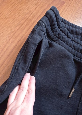 Siyah Rahat Kesim Eşofman Altı - Görsel 6