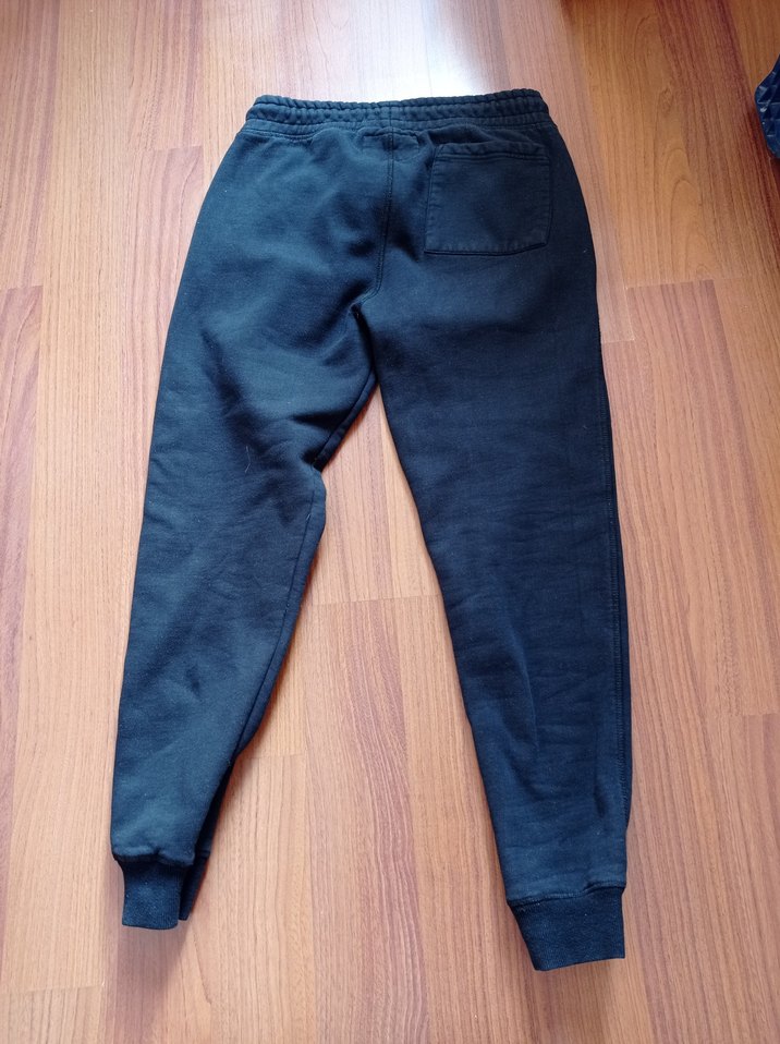 Siyah Rahat Kesim Eşofman Altı - Görsel 2