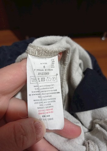 Gri, lastikli, bol kesim çocuk - Görsel 6