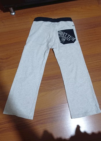 Gri, lastikli, bol kesim çocuk - Görsel 2