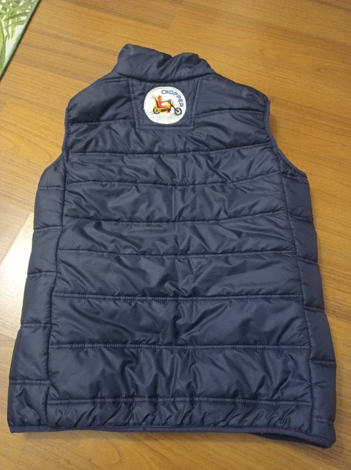 Erkek Mavi Biker Ceket - Görsel 2