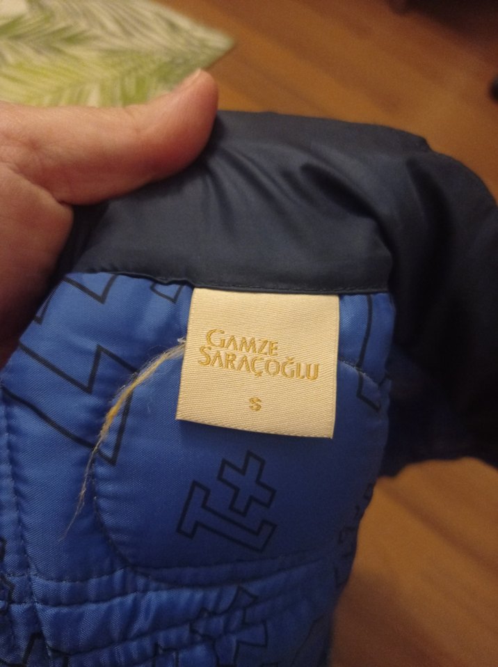 Erkek Mavi Biker Ceket - Görsel 4