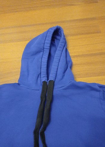 Çocuk Mavi Kapüşonlu Rahat Eşofman Takımı - Görsel 3