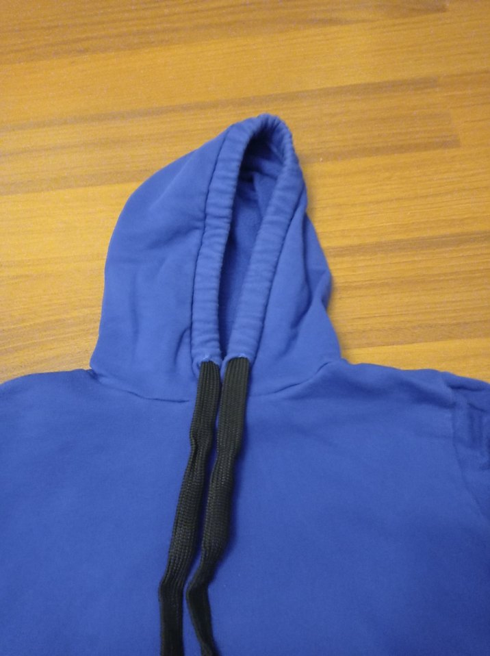 Çocuk Mavi Kapüşonlu Rahat Eşofman Takımı - Görsel 3