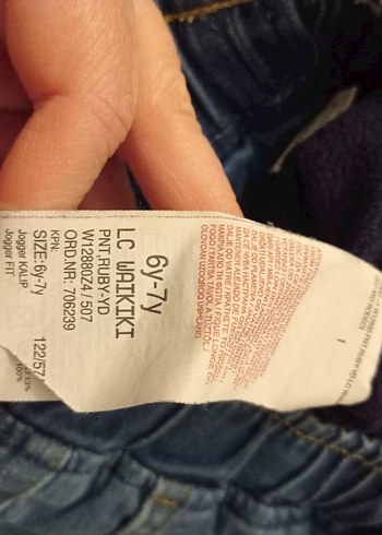 Erkek Çocuk Mavi Bol Kesim Denim Pantolon - Görsel 2