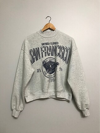 Bershka San Francisco Sweatshirt Bershka Sweatshirt %20 İndirimli - Gardrops
