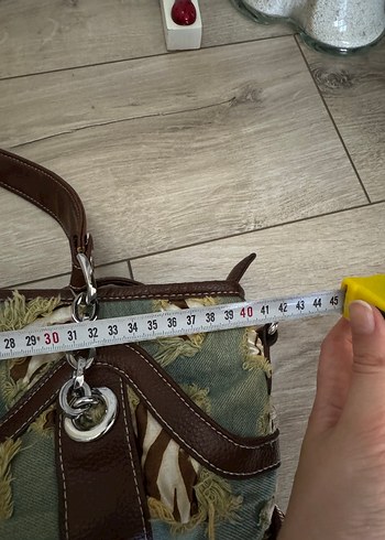 Beden kahverengi Renk Y2k vintage çanta