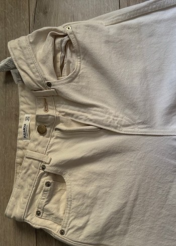 s Beden camel Renk Yüksek bel baggy jean