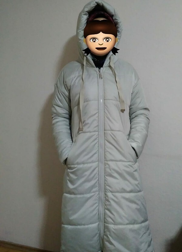 Uzun şişme mont - Görsel 3