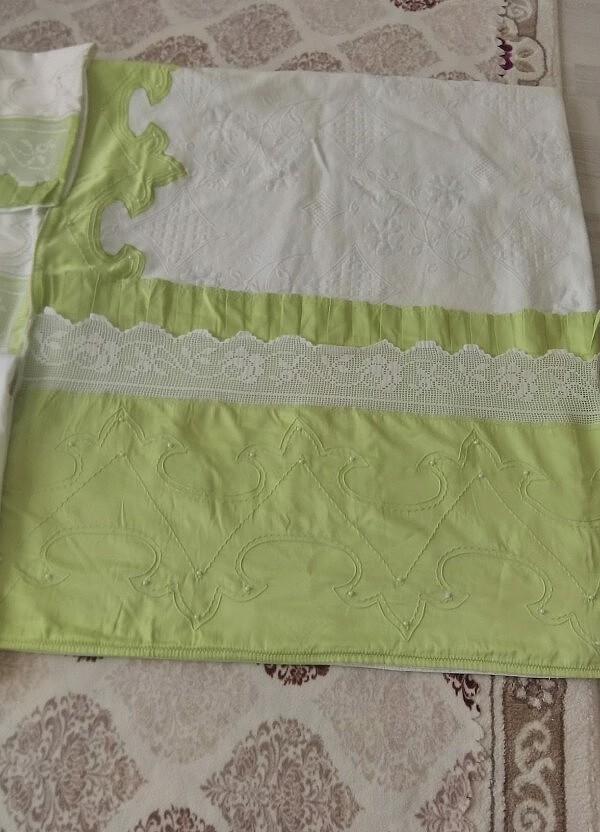 Çeyizlik çift kişilik pike takimi - Görsel 3