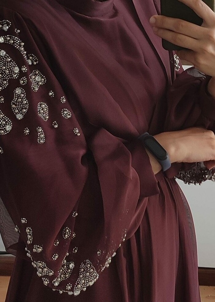 Kiralık tesettür Abiye elbise - Görsel 4