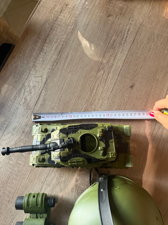 Haki Renkli Askeri Dürbün ve Tank Seti - Görsel 2