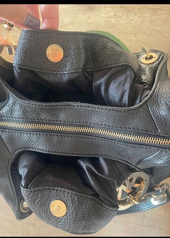 #Michael Kors Siyah Deri Kadın Çanta - Görsel 5