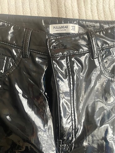 l Beden siyah Renk #pull&bear #deri #pantalon