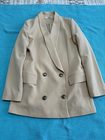 Bej blazer ceket