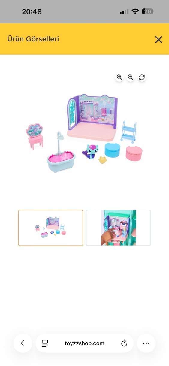 Gabby dollhouse banyo - Görsel 2