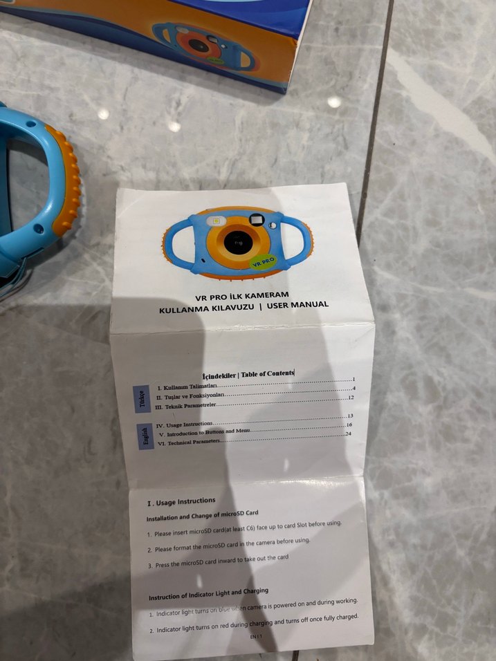 VRPRO Darbeye Dayanıklı Çocuk Kamera - Görsel 3