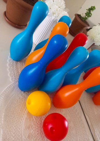  Beden Renkli Plastik Bowling Seti