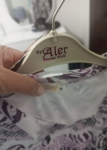 46 Beden mor Renk tesettür şifon elbise