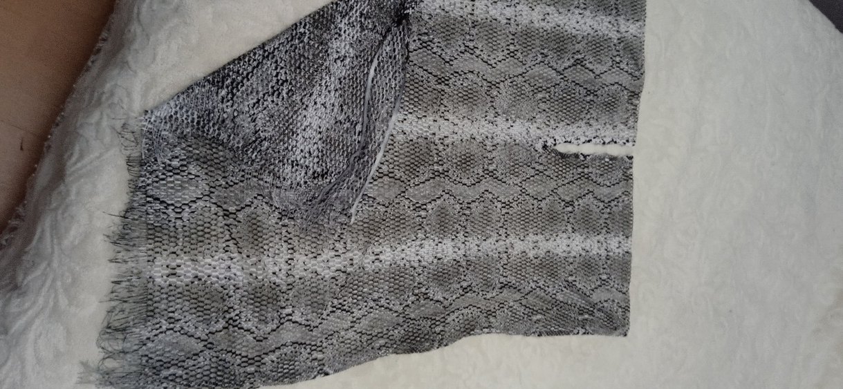 Gri Dantel Detaylı pareo - Görsel 4