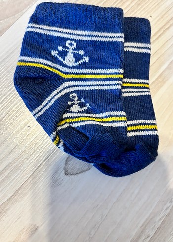 Çizgili Bebek Çorap Seti - 3'lü - Görsel 2