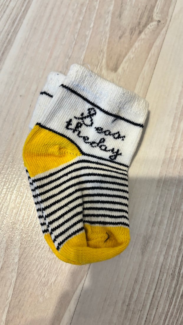 Çizgili Bebek Çorap Seti - 3'lü - Görsel 3