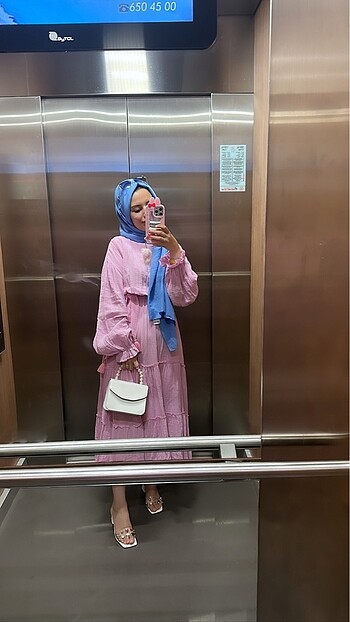 s Beden pembe Renk Elbise