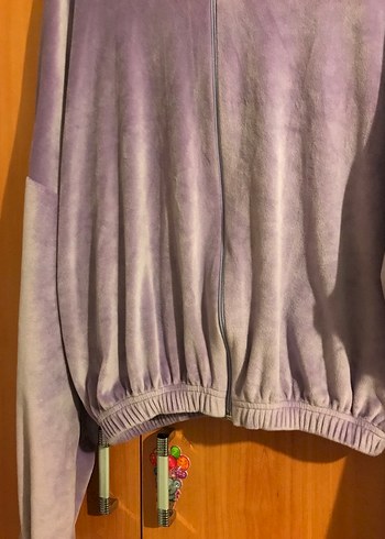 l Beden Kapüşonlu Fermuarlı Sweatshirt