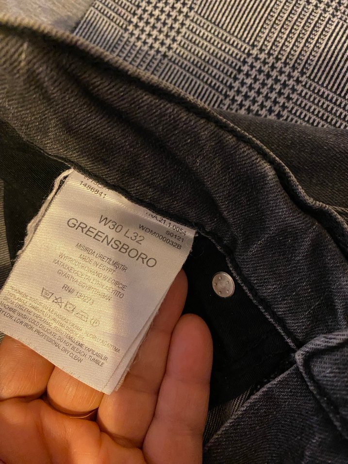 Gri Regular Fit Denim Erkek Jean - Görsel 4