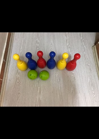 Renkli Bowling Seti ve Toplar - Görsel 2
