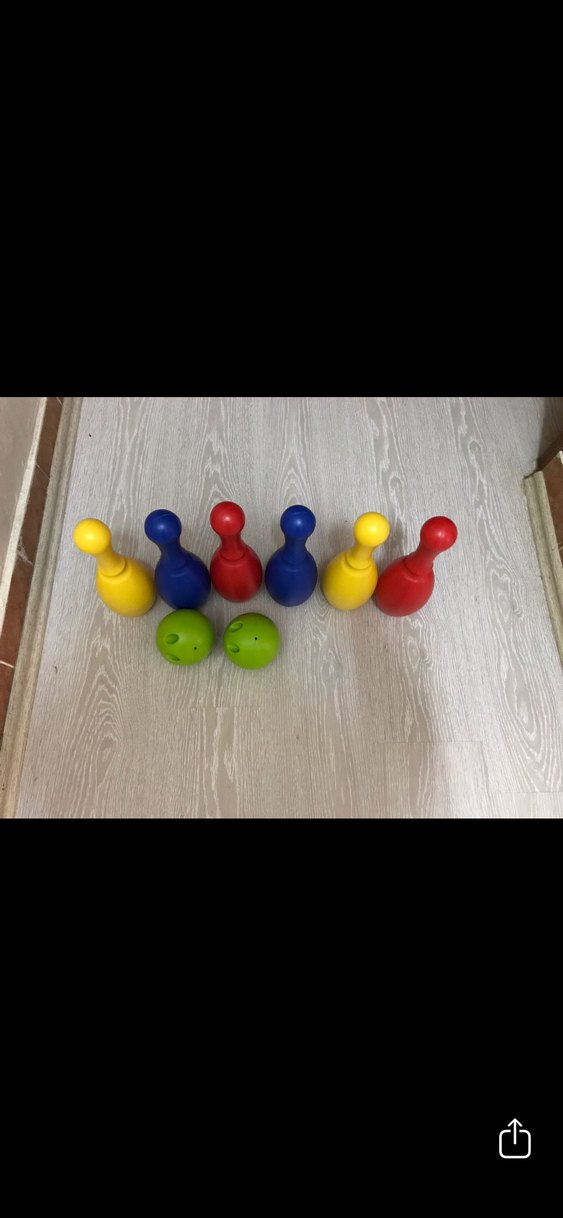 Renkli Bowling Seti ve Toplar - Görsel 2