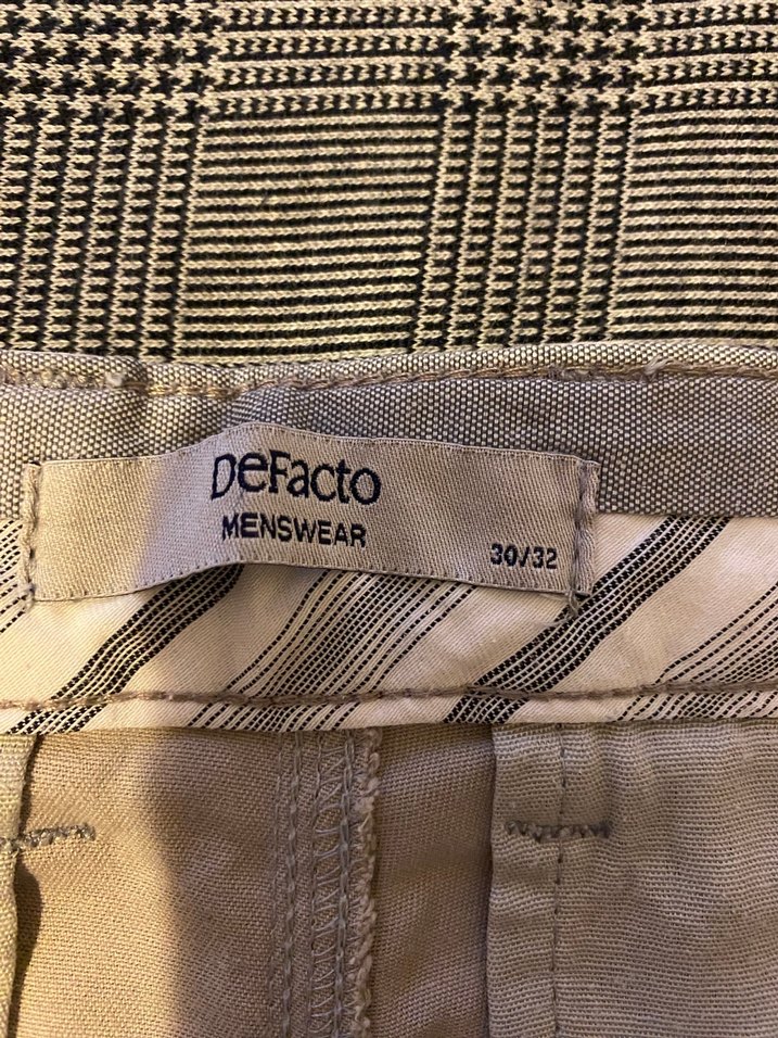 Bej Erkek Regular Fit Pantolon - Görsel 3