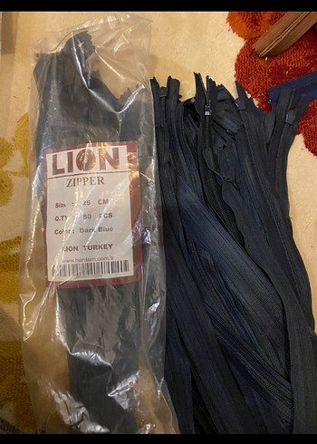 Çeşitli Renklerde Fermuar Seti - Görsel 3