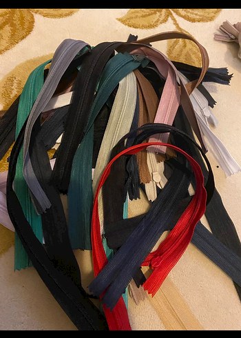 Çeşitli Renklerde Fermuar Seti - Görsel 2