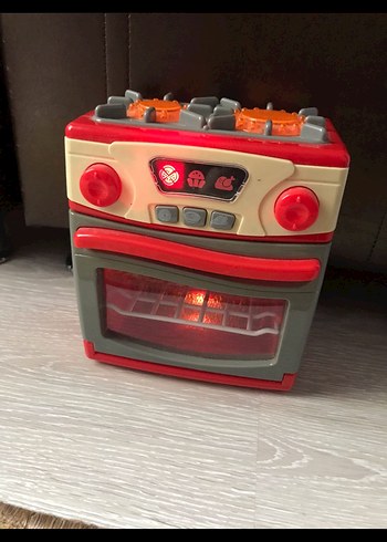 Renkli Oyuncak Fırın ve Buzdolabı Seti - Görsel 4