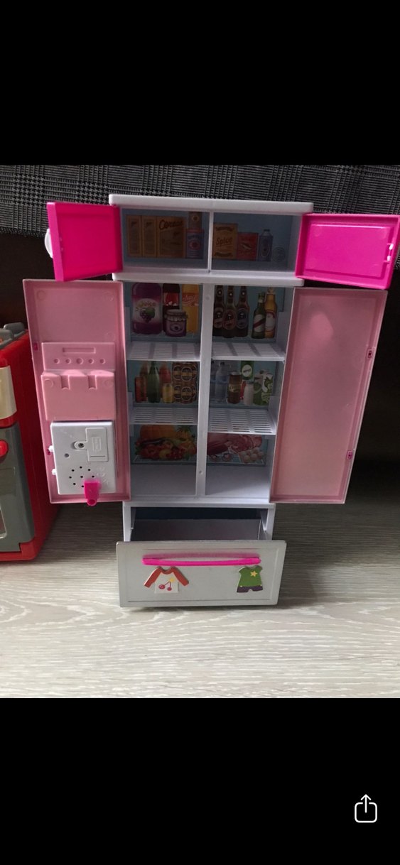 Renkli Oyuncak Fırın ve Buzdolabı Seti - Görsel 3