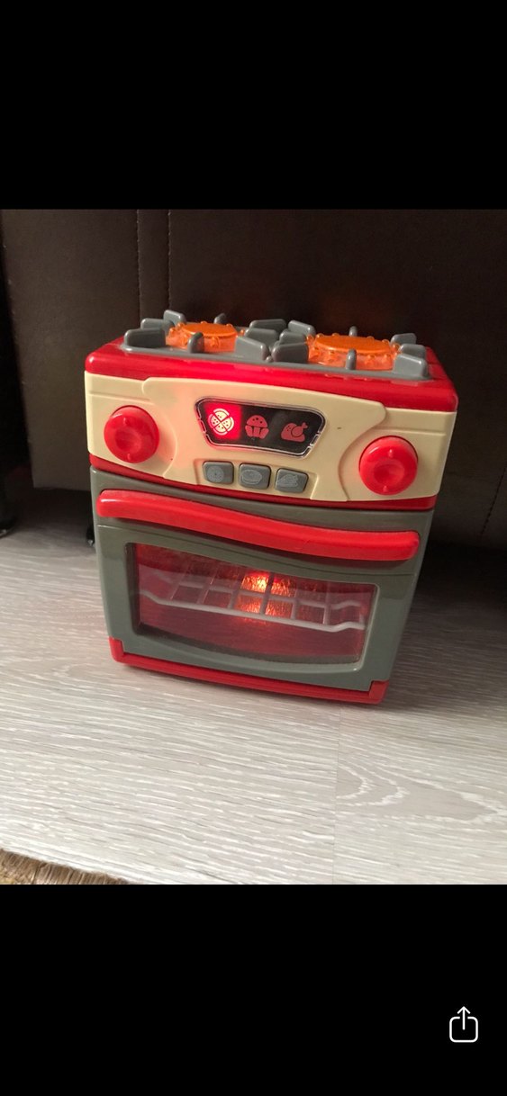 Renkli Oyuncak Fırın ve Buzdolabı Seti - Görsel 4