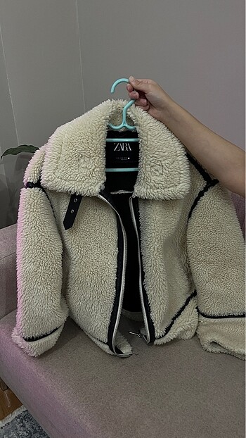 xs Beden camel Renk Zara kürk
