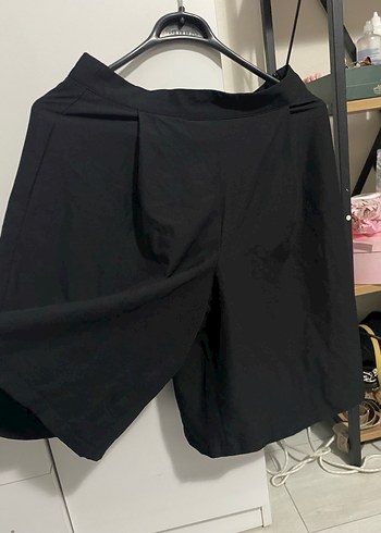 Siyah Salaş Midi Hamile Etek - Görsel 2