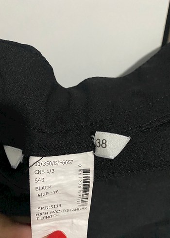 Siyah Salaş Midi Hamile Etek - Görsel 3