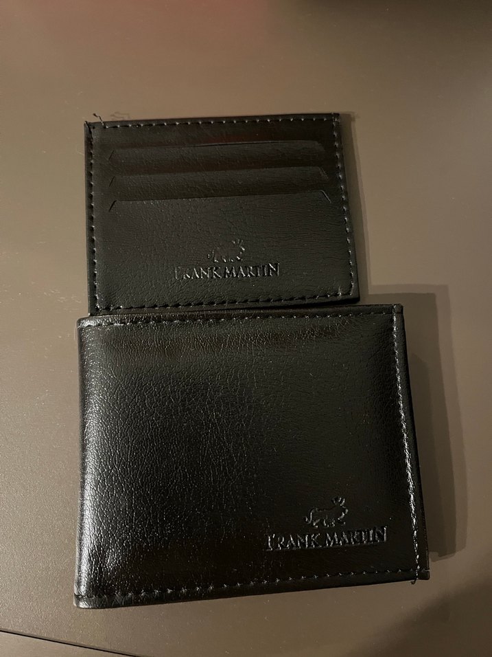 Frank Martin Siyah Erkek Cüzdan Seti / Kartlık Hediyeli - Görsel 2