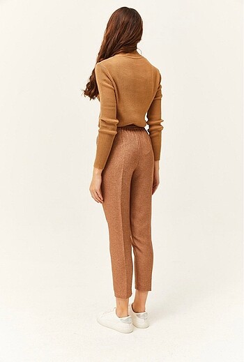 Olalook Beli Lastikli Cepli Pantolon - Görsel 2