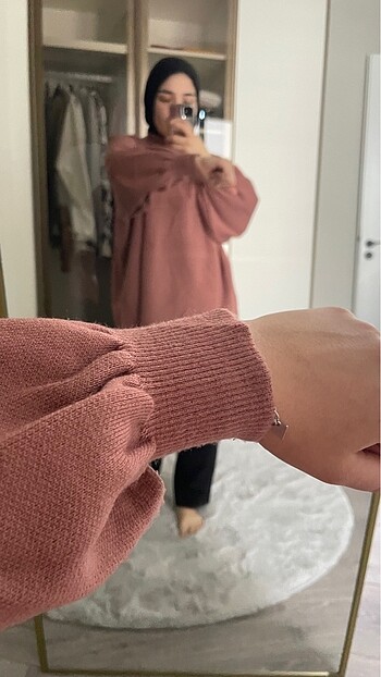 xl Beden Balon kol sweatshirt