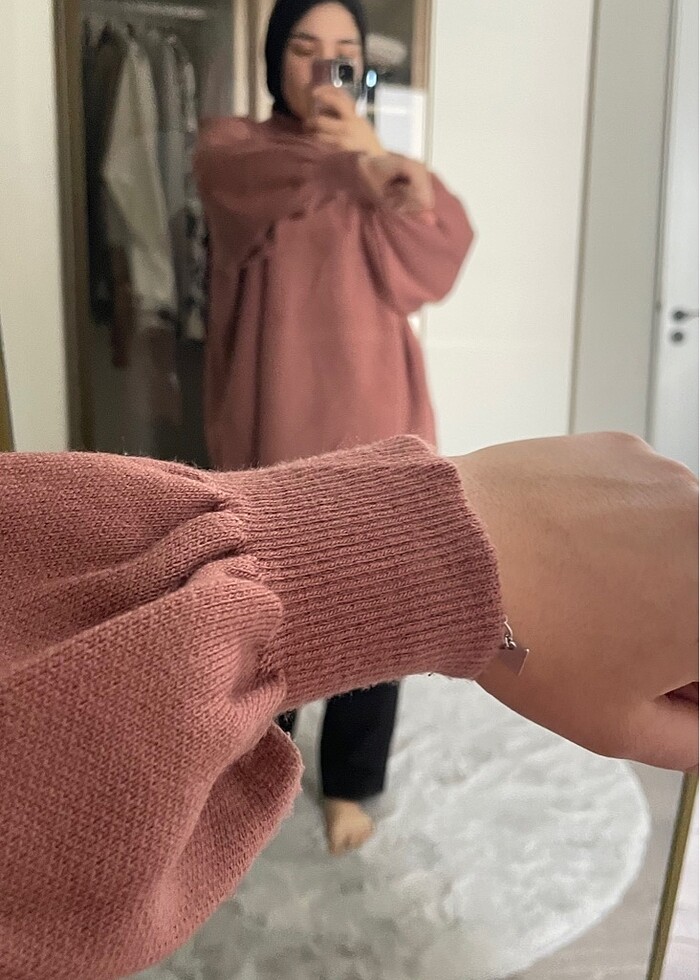 Balon kol sweatshirt - Görsel 3